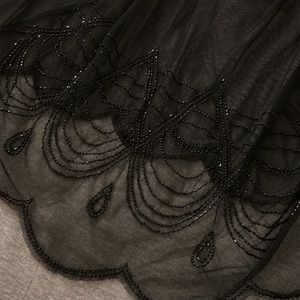 American eagle outfitters sheer beaded top